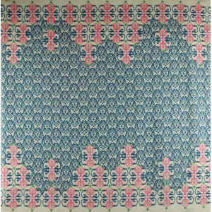 Carré Coton Palazzo Pitti Bleu Blue