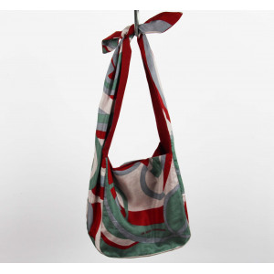 Upcycling Silk Bag Bobby 70's Bordeaux