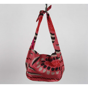 Upcycling Silk Bag Bobby Forget me not Pink