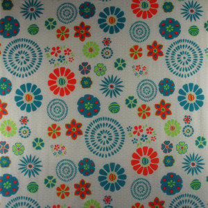 Carré Coton Seigaiha Gris