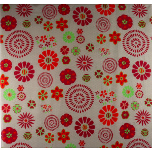 Carré Coton Seigaiha Beige