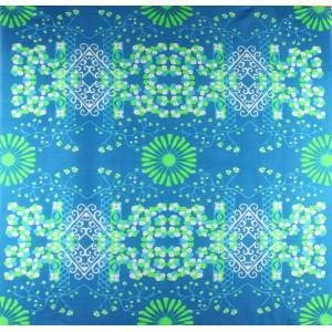 Carré Coton Mariko Marine Navy