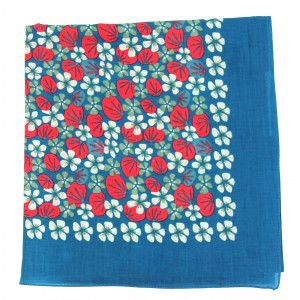 Carré Coton Ondine Brique