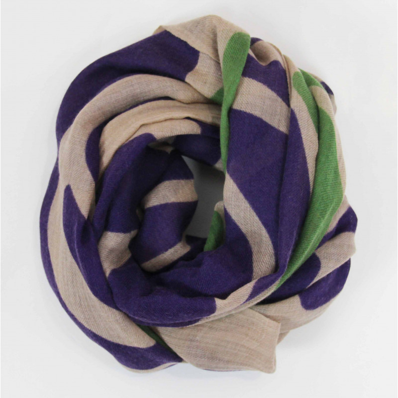 Echarpe Gardenia Prune Purple