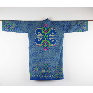 Long Kimono Voluta Marine Navy
