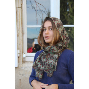 Wool Scarf Samba Kaki