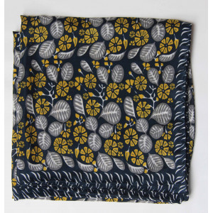 Carre Soie Bahia Marine Navy