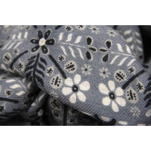 Carré Laine Agata Gris