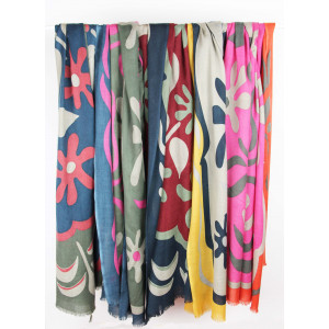 XL Wool Scarf Kamala Kaki