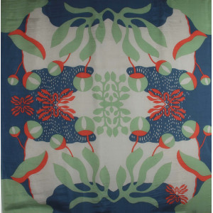 Carré Soie Pacifique Vert Green