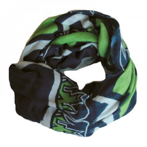 XL Wool Scarf Ndebele Vert Green