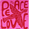 Mini Peace and Love Fuchsia