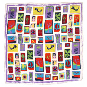 Mini Postcard Prune Plum