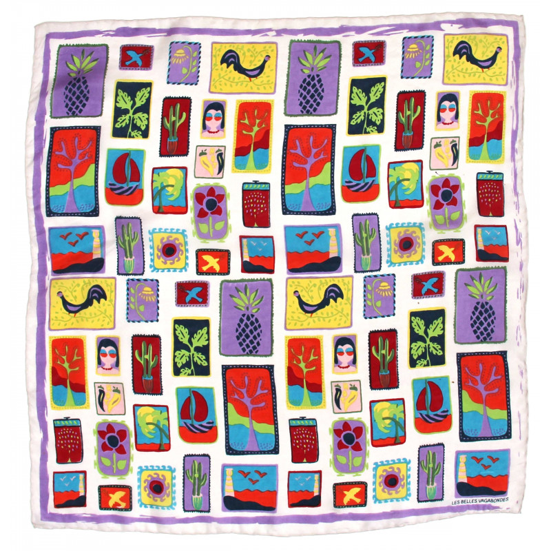 Mini Postcard Prune Plum