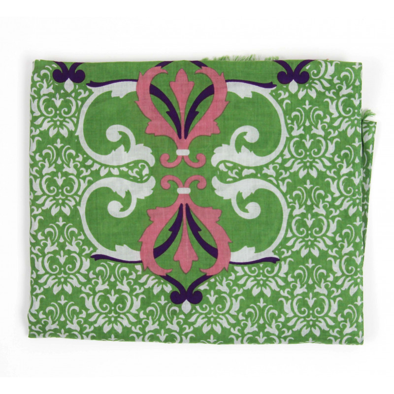 Foulard Coton Bio Medicis Kaki