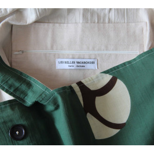 Cabas en Coton Upcycling Prunus Kaki