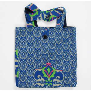 Cabas en coton upcycling Medicis Marine