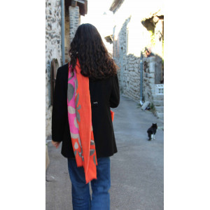 Echarpe XL Kamala Fuchsia