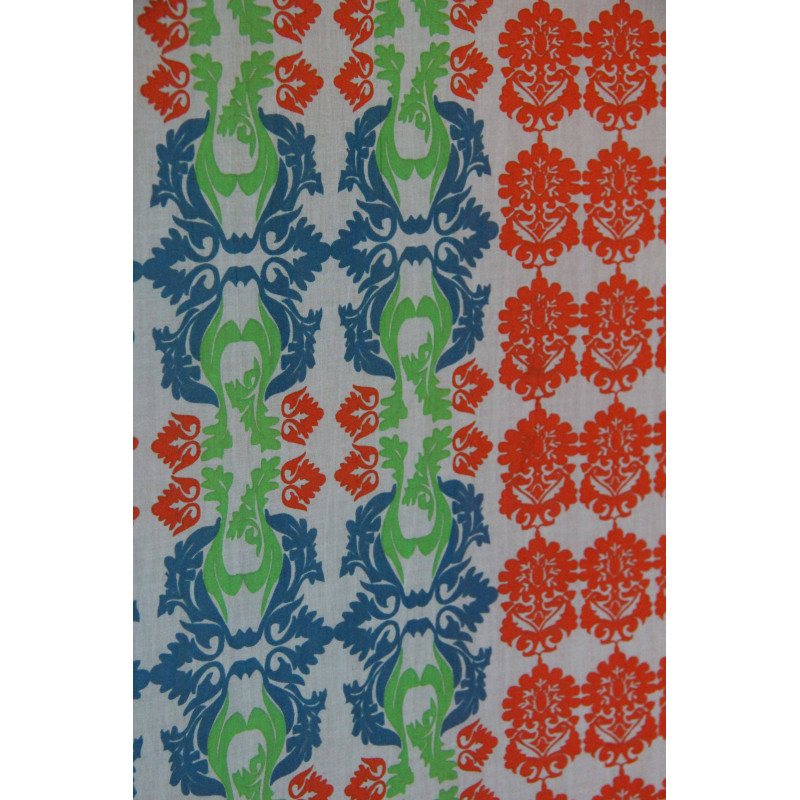 Foulard Coton Bio Versailles Orange