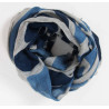 XL Wool Scarf Sulipa Blue Bleu