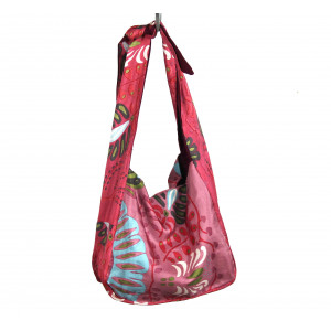 Sac Bobby en Soie Marushka Rose