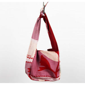 Sac Bobby en Soie Biloba Rose