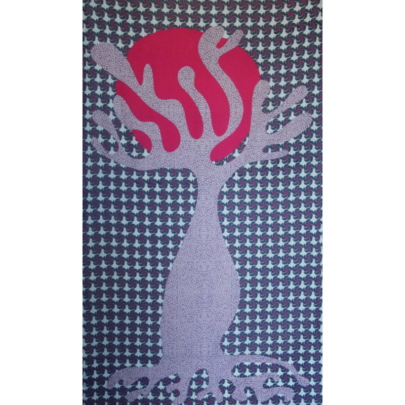 Foulard Coton Bio Baobab Lavande