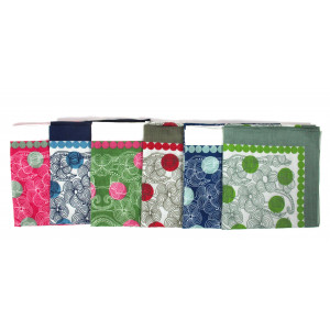 Carré Coton Burma Vert Green