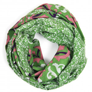 Foulard Coton Bio Medicis Kaki