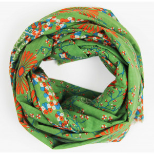 Foulard Coton Bio Ryoko Kaki