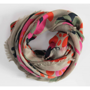 Carré Laine Girandole Beige