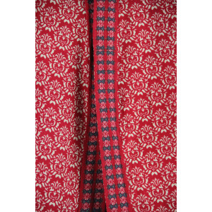 Long Kimono Voluta Bordeaux 