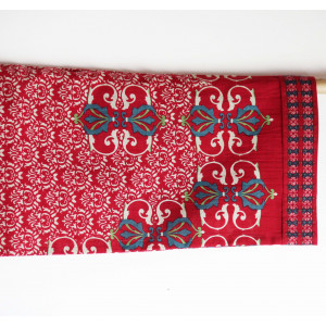 Long Kimono Voluta Bordeaux 