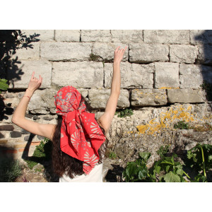 Carré Coton Mariko Rouge