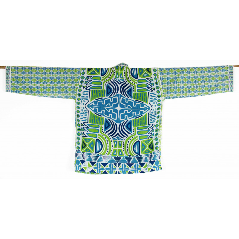 Kimono Bambara Panafrica Bleu