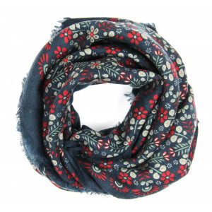 Carré Laine Agata Marine