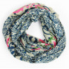 Foulard Coton Bio Medicis Bleu