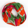 Foulard Coton Bio Cosmopolis Orange