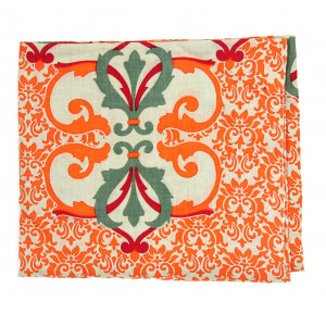 Foulard Coton Bio Medicis Orange