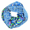 Foulard Coton Bio Medicis Marine