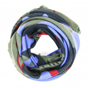 Carré Laine Abysse Violet