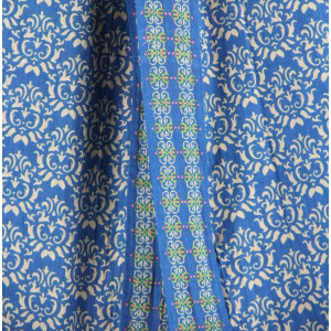 Kimono Long Voluta Marine