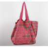Cabas en coton upcycling Palazzo Pitti Rose