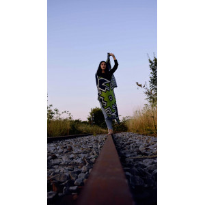 Echarpe XL Ndebele Vert