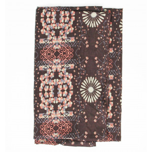 Foulard Coton Bio Ryoko Marron Brown