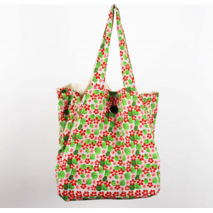 Cabas en coton upcycling Ondine Orange