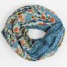 Foulard Coton Bio Kohana Bleu Blue