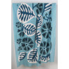 foulard Coton Bio Equateur Bleu