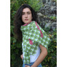 Foulard Coton Bio Baobab Vert Green