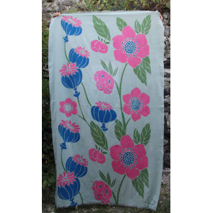 Foulard Coton Bio Poppy Pastel